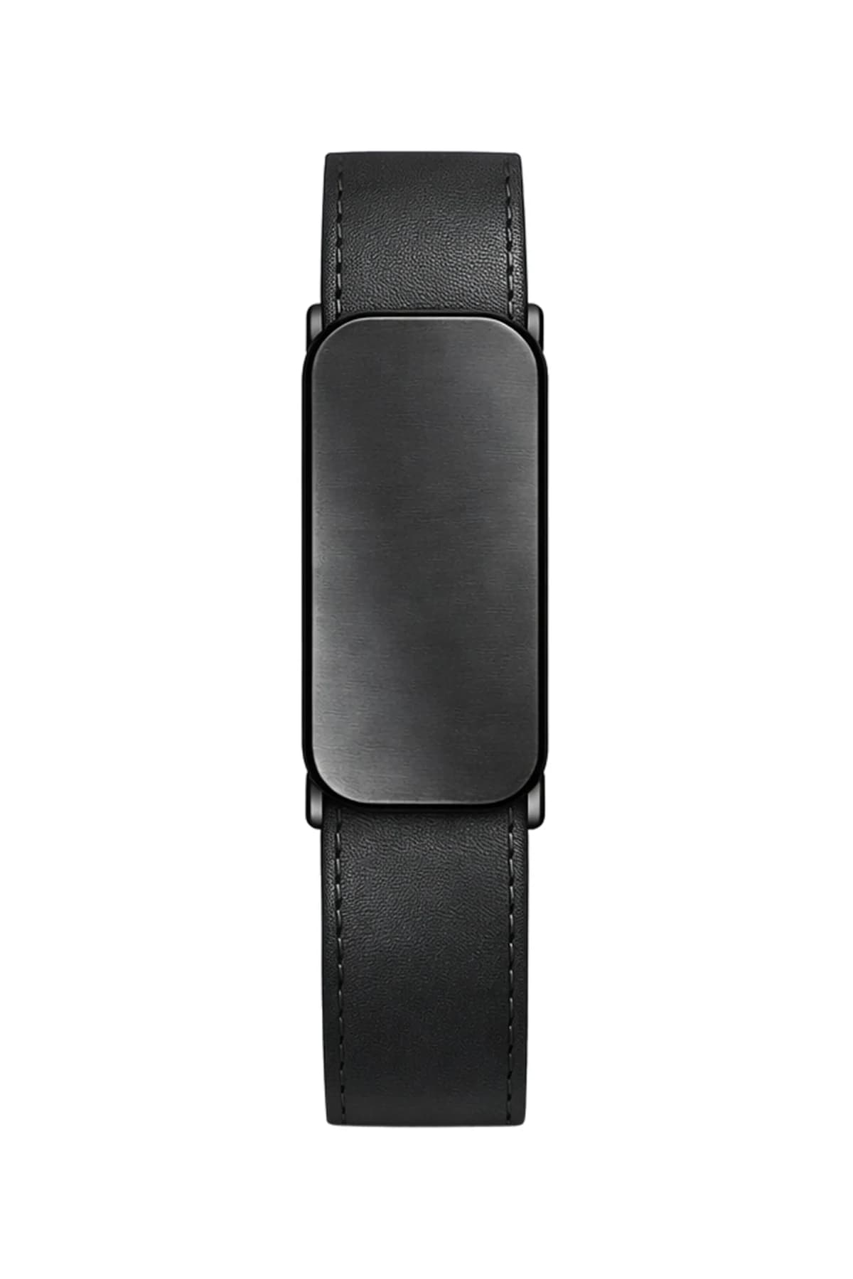 FORT in Black with Black leather strap