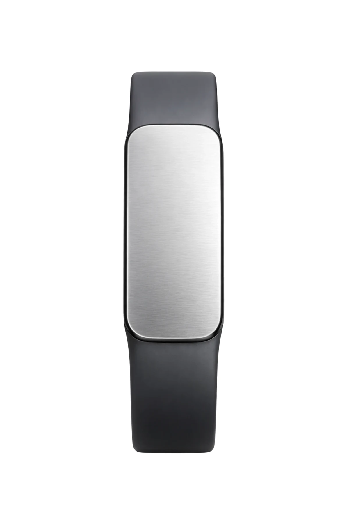 FORT in Silver with Charcoal silicone strap