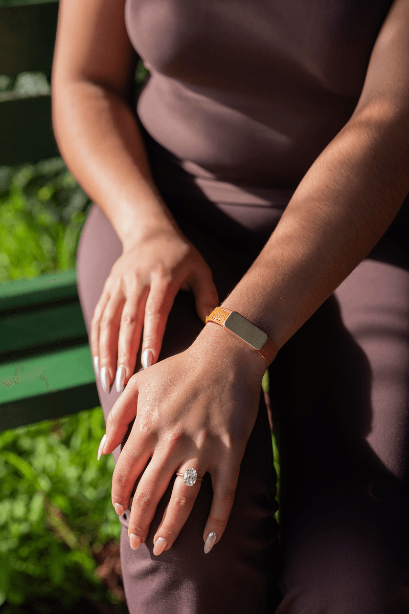 Gold FORT on the wrist